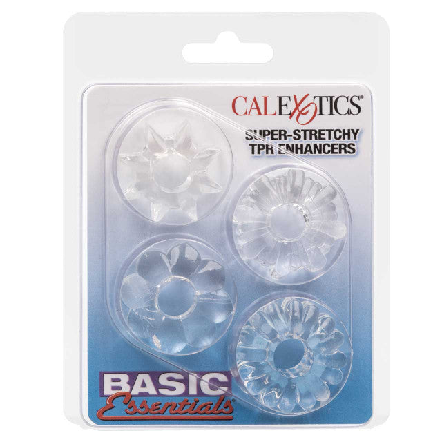 CalExotics Basic Essentials® Super-stretchy TPR Enhancers - Clear