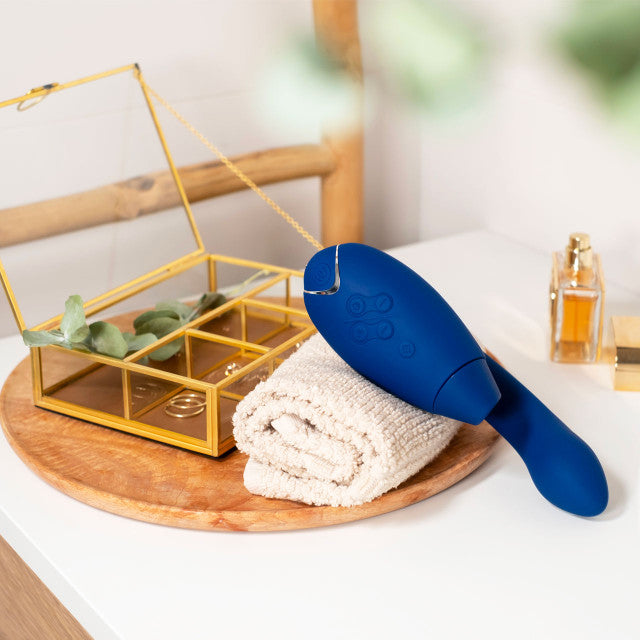 Womanizer DUO 2 - Pleasure Air Clitoral Stimulator + G-Spot Vibrator