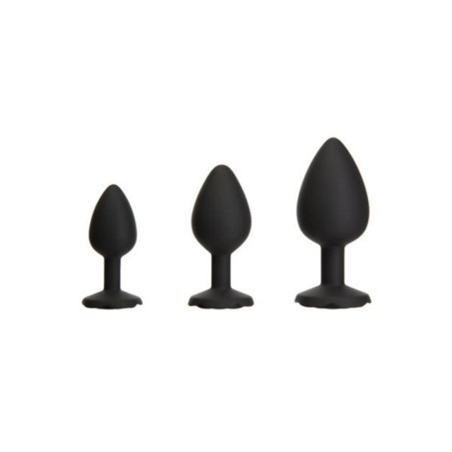 BMS Roses Til’ Dawn – Silicone Anal Plug Kit – Starter Kit - Black