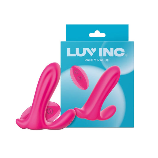 Luv Inc Pr34: Panty Rabbit Vibrator with Remote - Pink