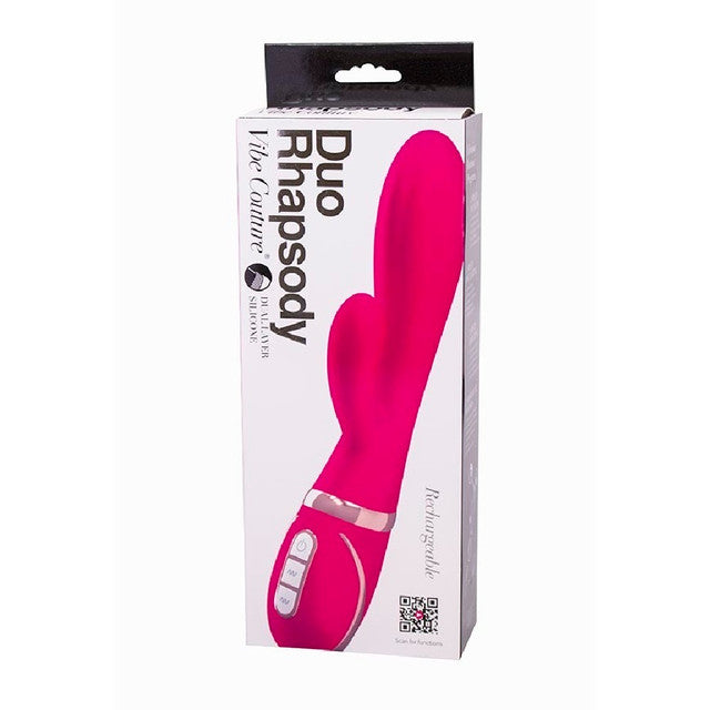 Seven Creations Vibe Couture Duo Rhapsody Rabbit Vibrator Pink