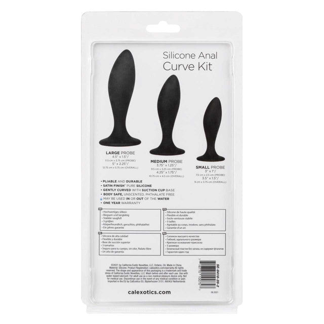 Calexotics Silicone Anal Curve Kit