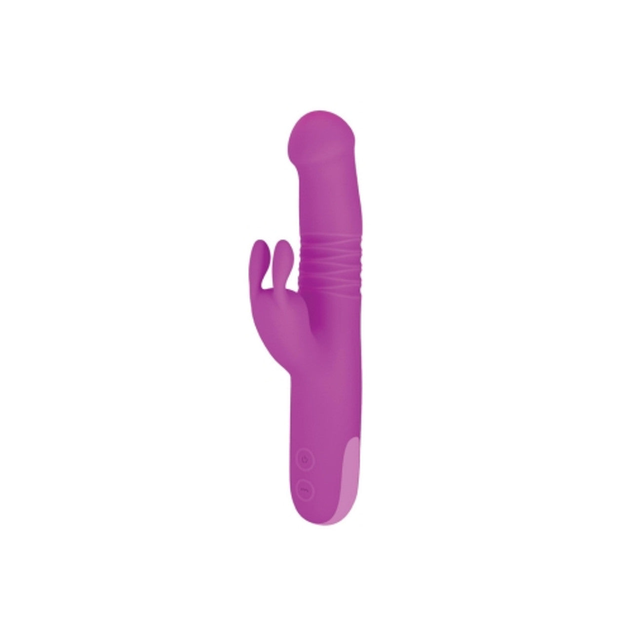 Excellent Power Trio Thruster 3 In 1 Silicone Rotating Beads Thrusting Rabbit Vibrator