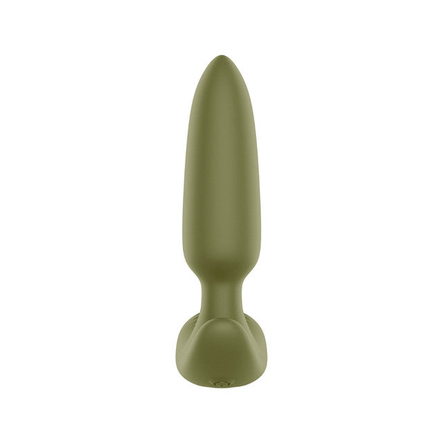 Forto Pointed Vibrating Plug with Remote