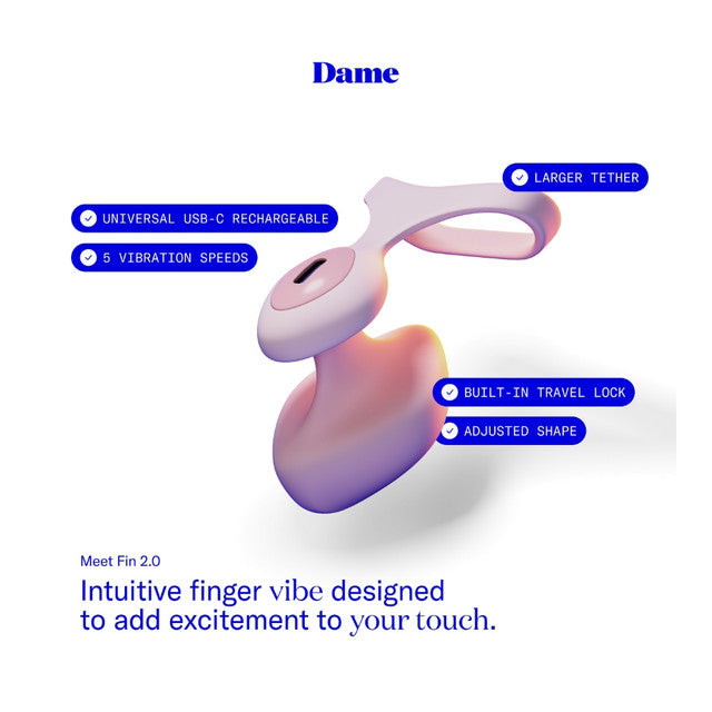 Dame Fin 2.0 Finger Vibrator