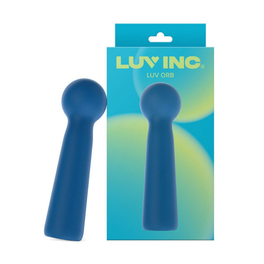 Luv Inc Lo34: Luv Orb Flexible Mini Wand Vibrator - Blue