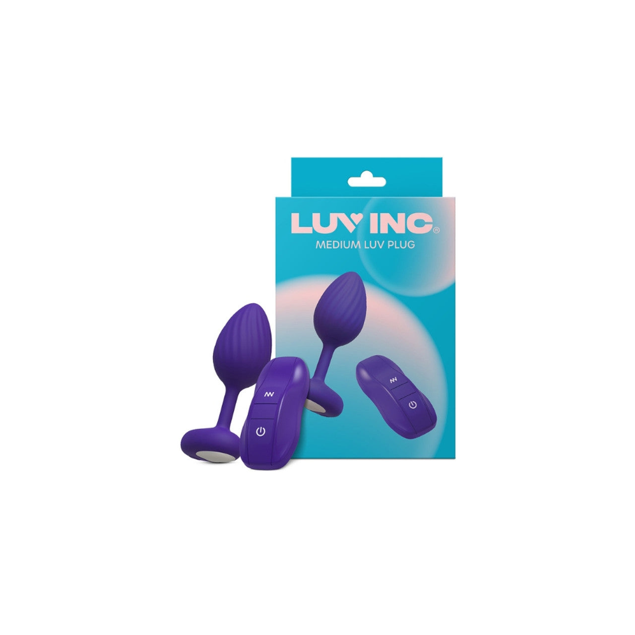 Luv Inc Luv Vibrating Plug Purple Size S/M/L