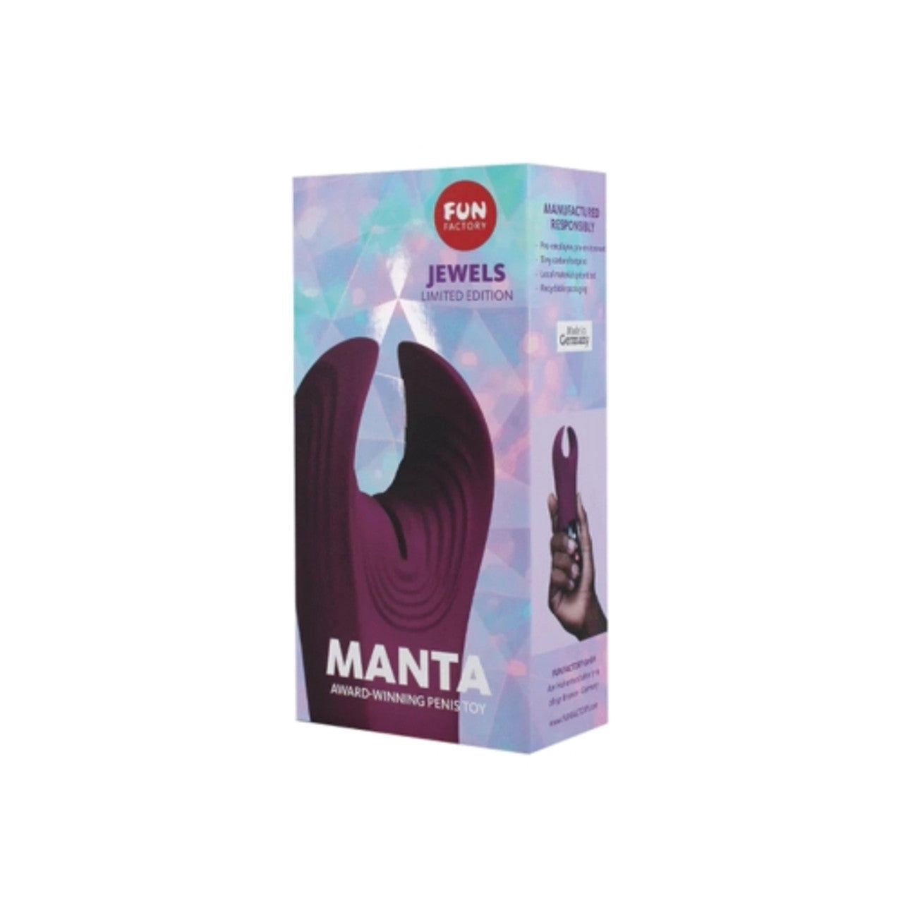 Fun Factory Manta Vibrating Stroker Couples Vibrator