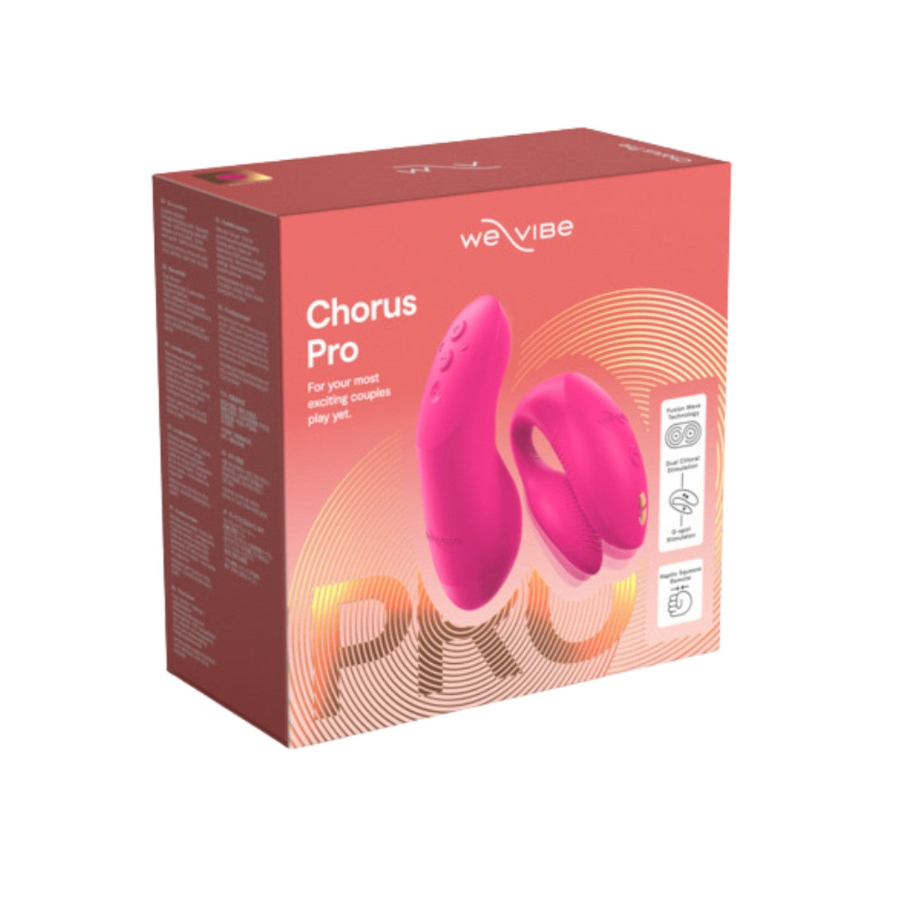 We-Vibe Chorus Pro - Couples Dual Clitoral G-Spot Vibrator with Remote