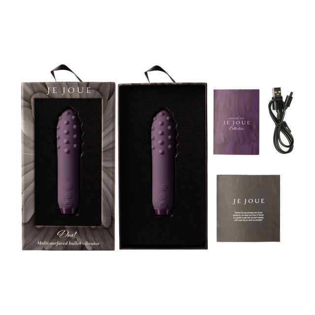 Je Joue Duet Multi-Surfaced Tip Bullet Vibrator