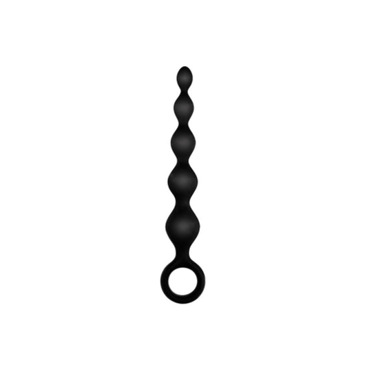 Excellent Power Arse Beads 5.5" Ribbed Silicone Anal Beads