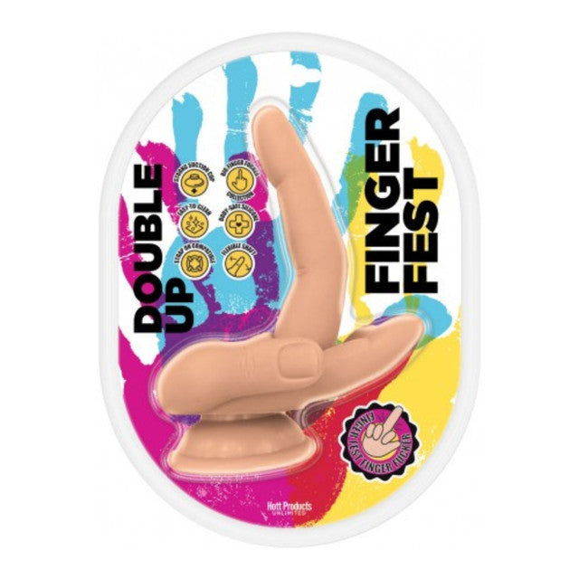Hott Products | Finger Fest - Hilarious Finger Shaped Novelty Dildo Flesh