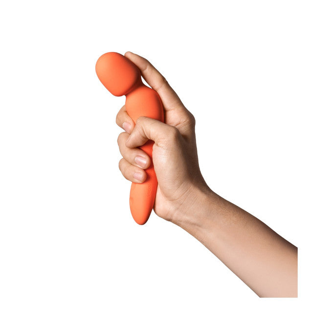 Dame Min - Mini External Wand Vibrator Papaya