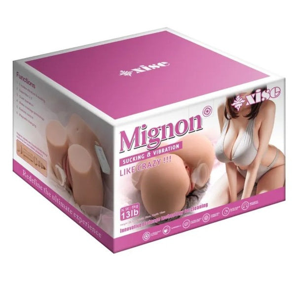 Daytona Dolls Mignon 6kg USB Auto Suction Pussy and Ass Masturbator with Remote