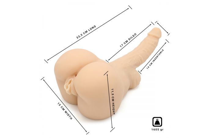 O-Products | Kiotos Dildo Pussy & Ass 2-in-1 Masturbator