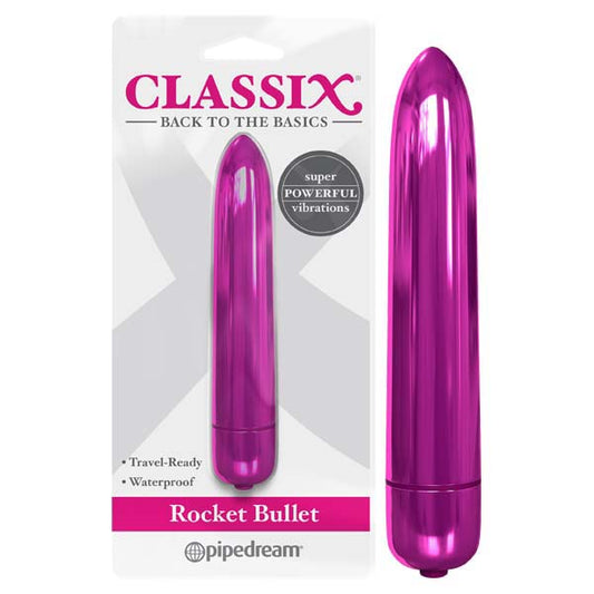Pipedream | Classix Rocket Bullet - Metallic Pink 8.9cm Bullet Vibrator