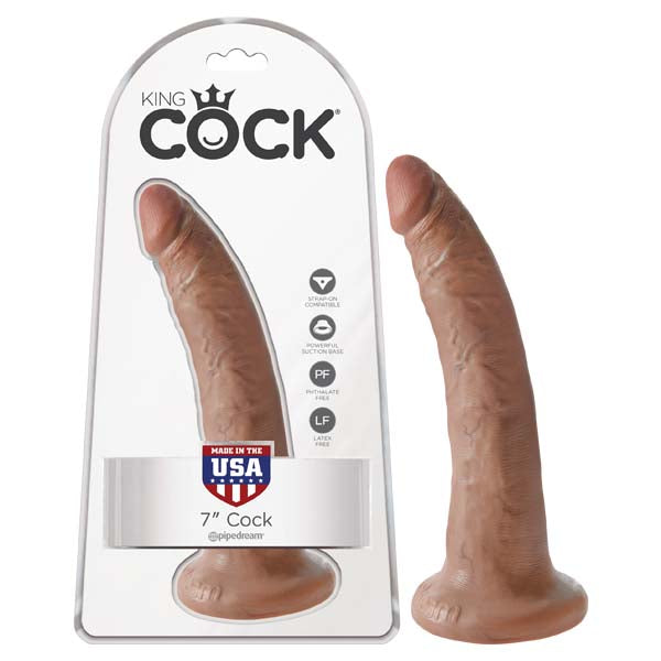 Pipedream King Cock 7" Cock Tan 17.8cm Dong Dildo