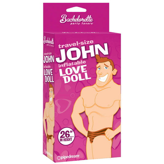 Pipedream | Bachelorette Party Favors - Travel-size John - Miniature Inflatable Male Love Doll