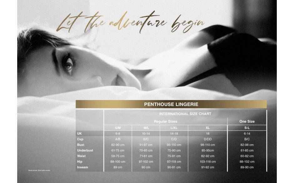 Penthouse No Taboo Seamless Bodysuit Size XL