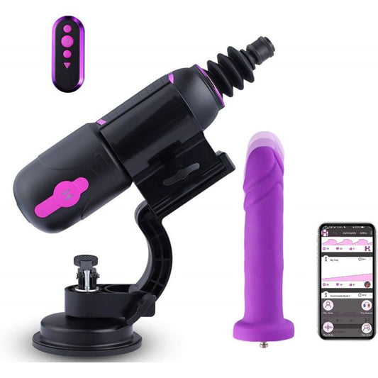 HiSmith - Traveler Pro 3.0 Portable Sex Machine (Remote and App)