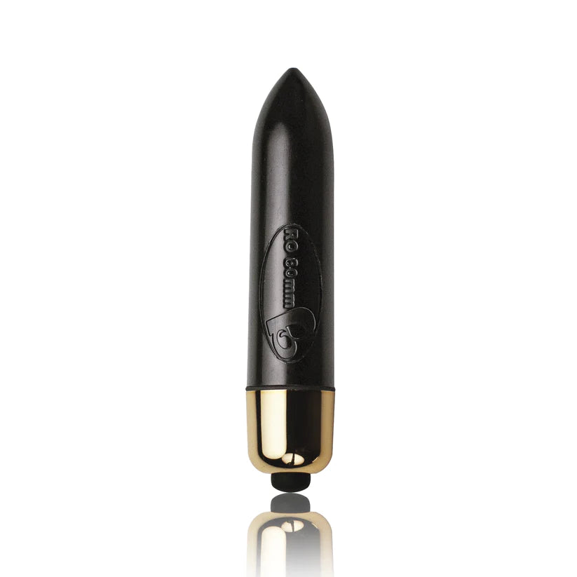 Rocks Off RO-ZEN Black P-Spot Anal Butt Plug w Bullet Vibrator