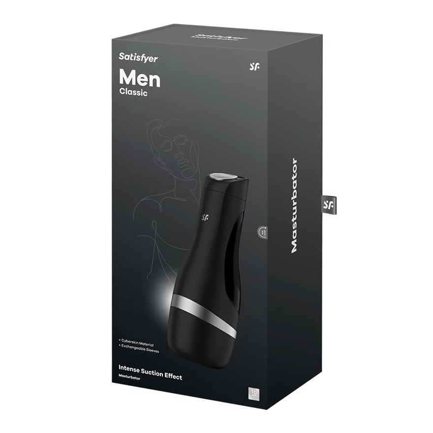 Satisfyer Men Classic Silver Premium Male Masturbator