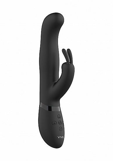Shots Toys | VIVE Izara Rotating Beads G-Spot Rabbit Vibrator Black