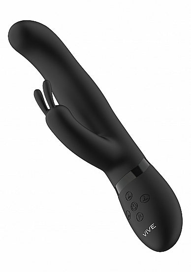 Shots Toys | VIVE Izara Rotating Beads G-Spot Rabbit Vibrator Black