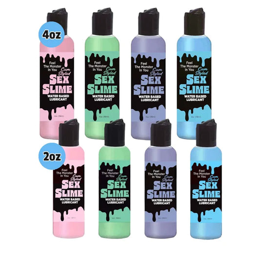 Little Genie | Sex Slime - Pink/Green/Blue/Purple Cum Style Water Based Lubricant 60ml or 120ml