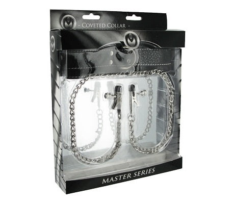 Master Series Coveted Collar And Clamp Union Nipple Clamps
