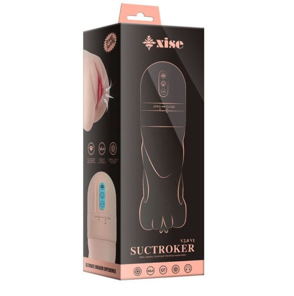 Xise Suctroker Dual Density Vibrating Sucking Vaginal Masturbator V2.0