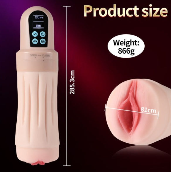 Xise Suctroker Dual Density Vibrating Sucking Vaginal Masturbator V3