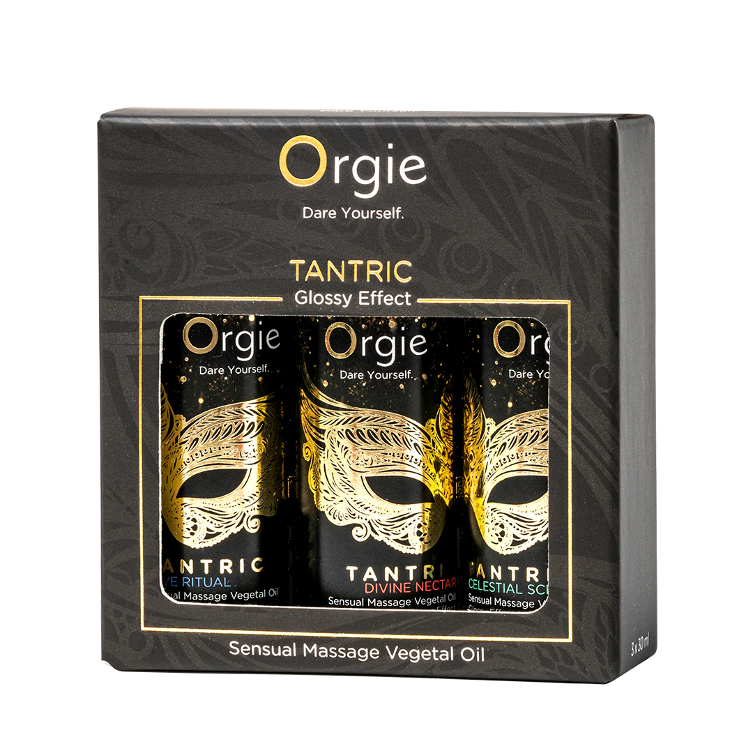 Orgie Tantric Mini Size Collection Sensual Massage Oils 3x30ml