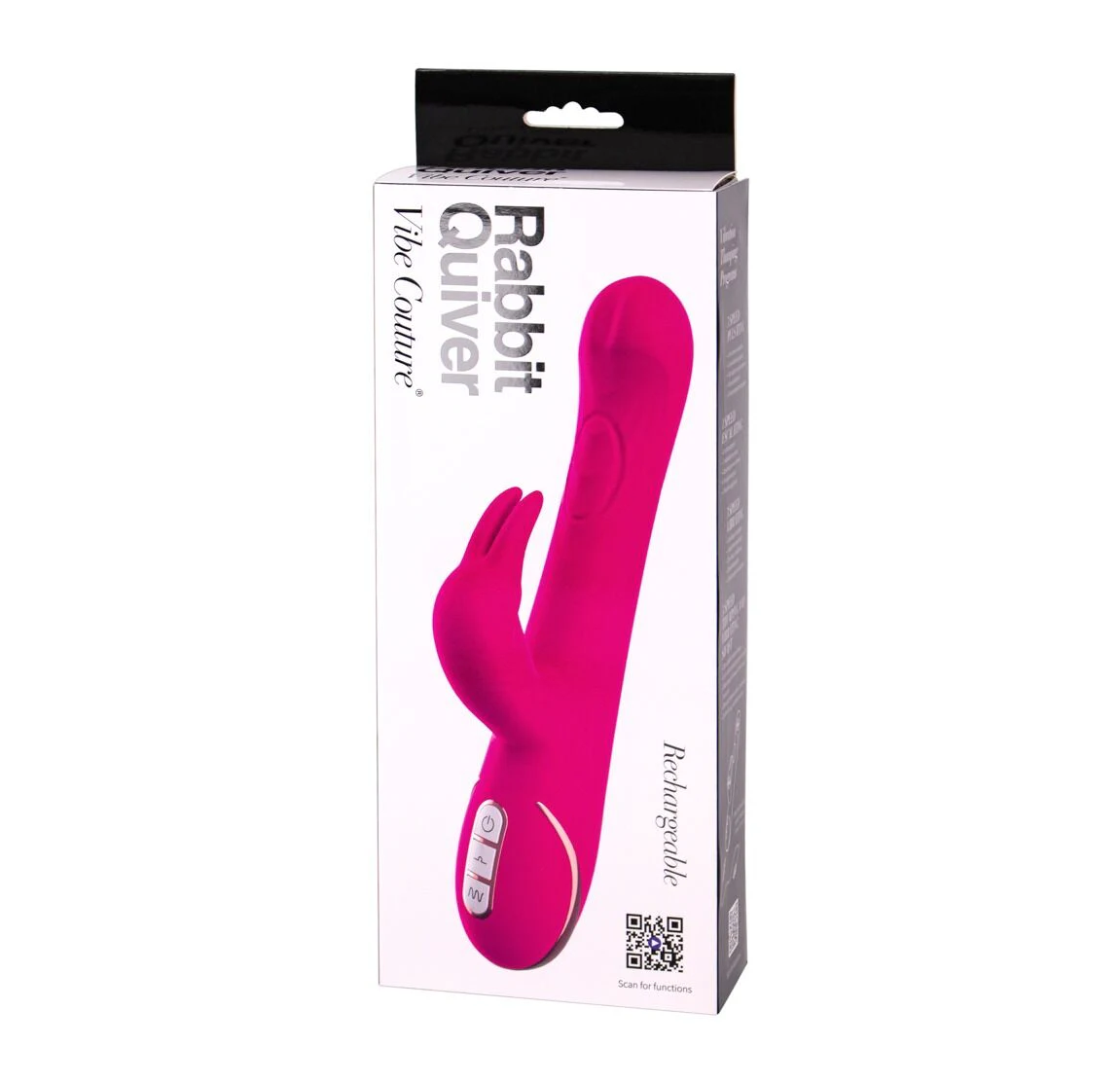 P Gopaldas | Vibe Couture Rabbit Quiver Thrusting Thumping Shaft Vibrator Pink