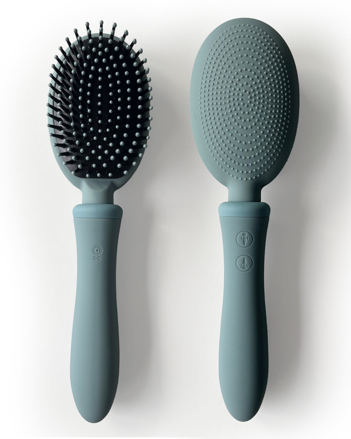 Vibraliss Luxury Vibrating Hairbrush Massager Grey Blue