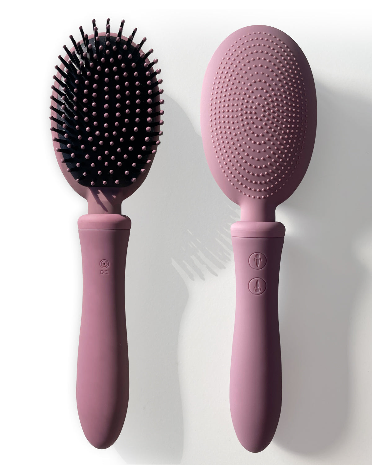 Vibraliss Luxury Vibrating Hairbrush Massager Purple Wine