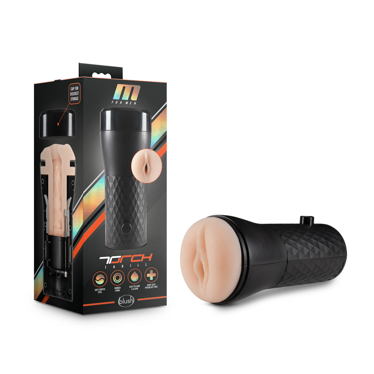 Blush Novelties | M for Men Torch Thrill Stroker Vanilla