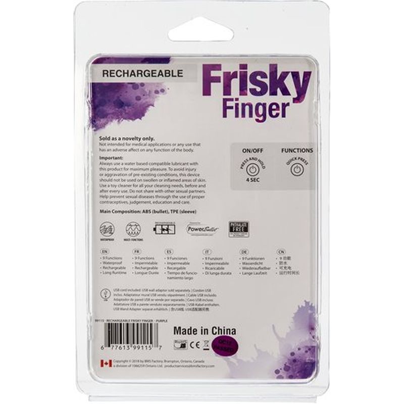 PowerBullet | Frisky Finger Rechargeable Purple