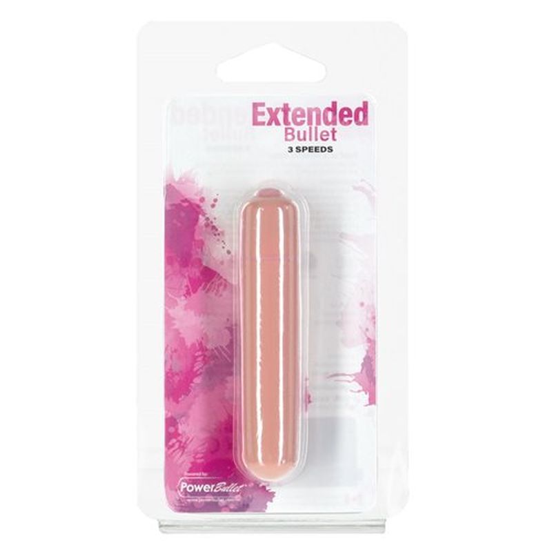 PowerBullet Extended 9cm 3 Speed Bullet Vibrator Pink