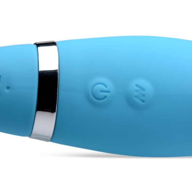 Strap U Mighty Rider 10X Strapless Strap-On Blue w Remote