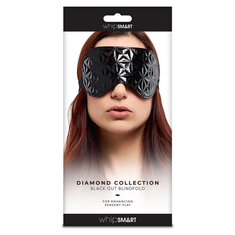 Whipsmart Diamond Blindfold Black