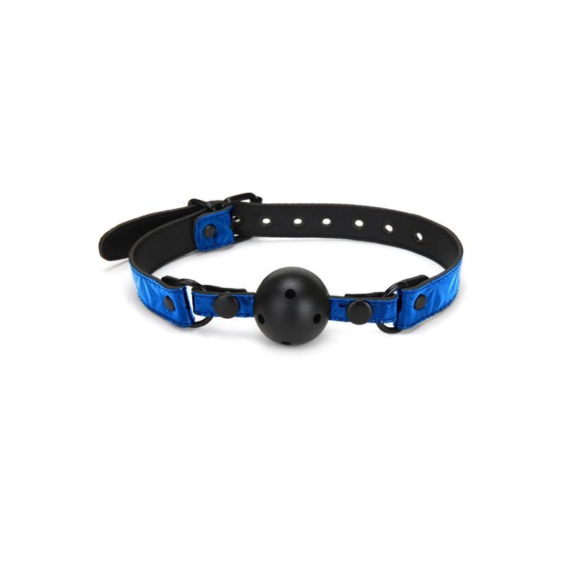 Whipsmart Diamond Deluxe Ball Gag Blue