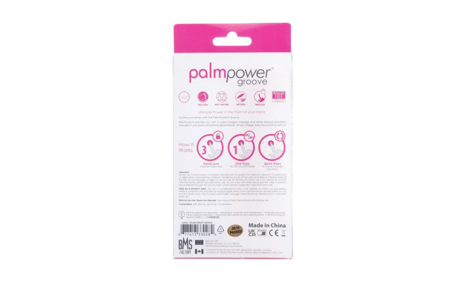 PalmPower Groove Mini Wand Fuchsia