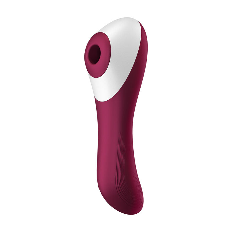 Satisfyer Dual Crush Air Pulse Stimulator with Vibration Red