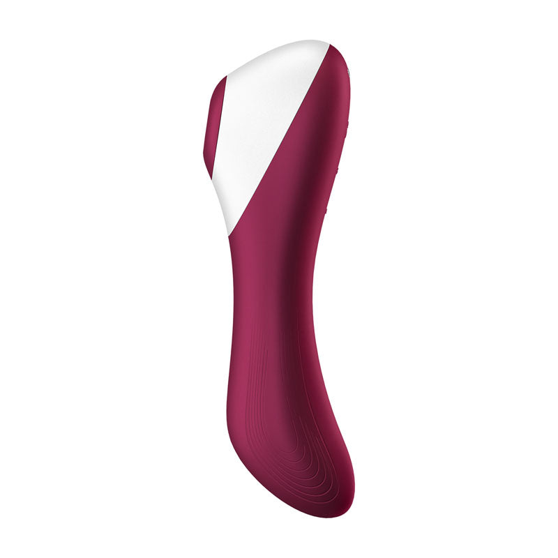 Satisfyer Dual Crush Air Pulse Stimulator with Vibration Red