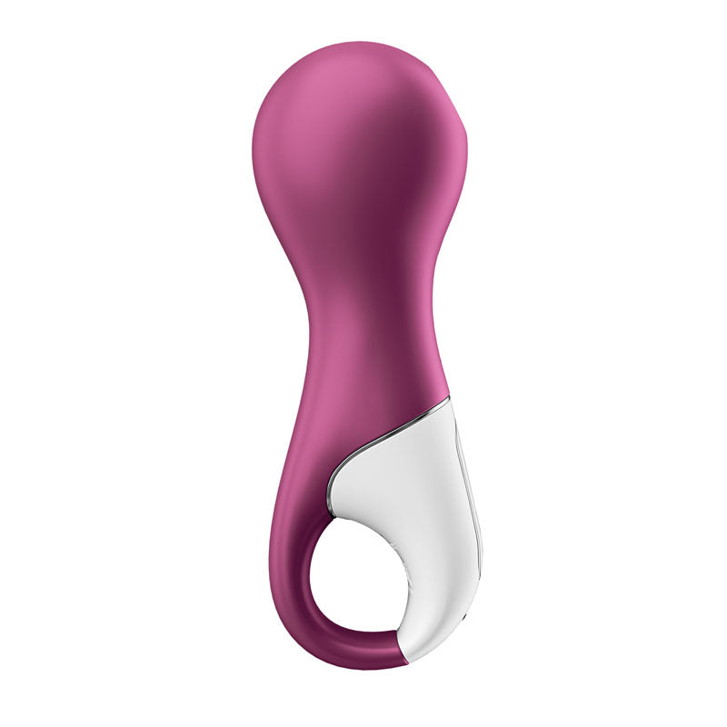 Satisfyer Lucky Libra Air Pulsation Stimulator with Vibration - Berry Red