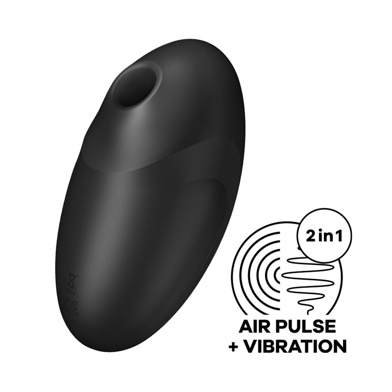 Satisfyer Vulva Lover 3 USB Rechargeable Air Pulse Clitoral Stimulator - Black
