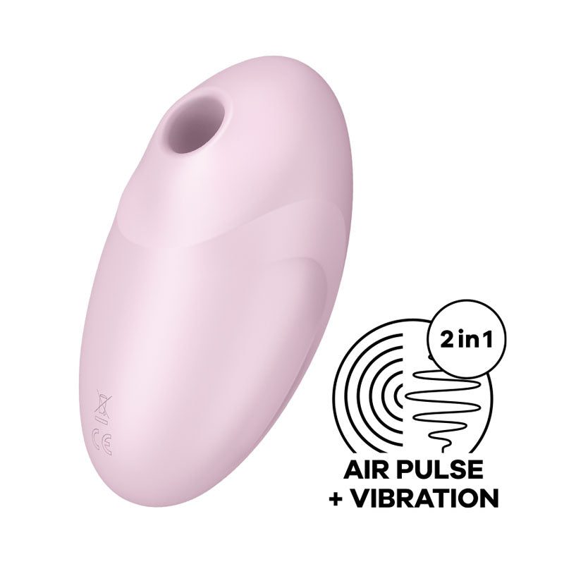 Satisfyer Vulva Lover 3 USB Rechargeable Air Pulse Clitoral Stimulator - Pink