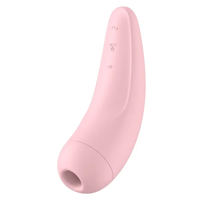 Satisfyer Curvy 2+ Mobile App USB Clitoral Stimulator & Vibration Pink