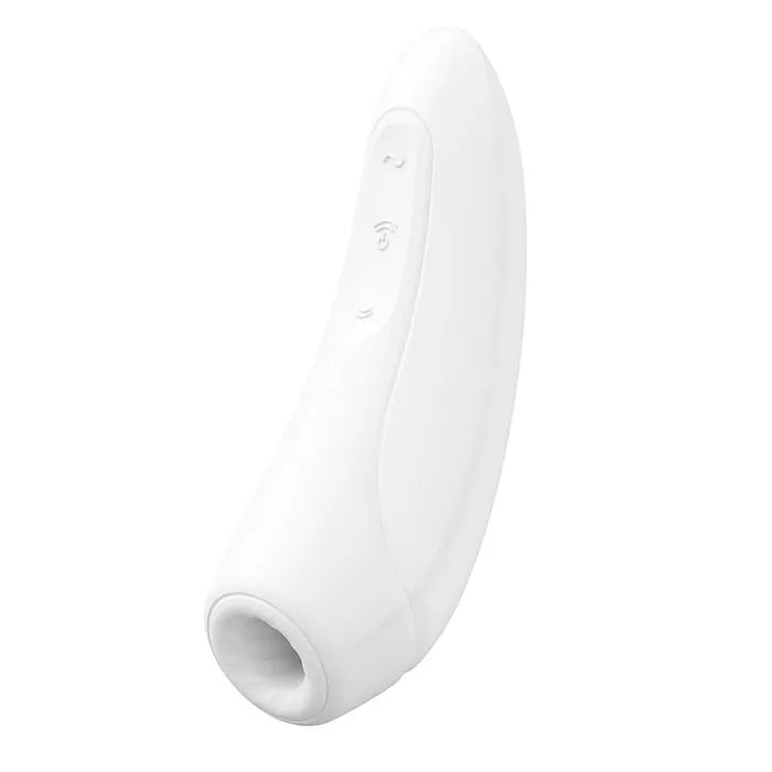 Satisfyer Curvy 1+ Mobile App USB Clitoral Stimulator & Vibration White